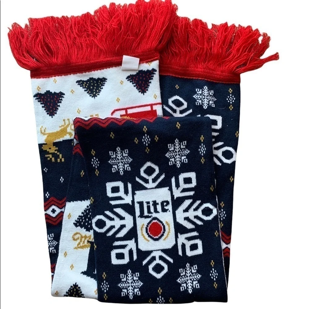 Miller Lite | Miller Lite Christmas winter scarf